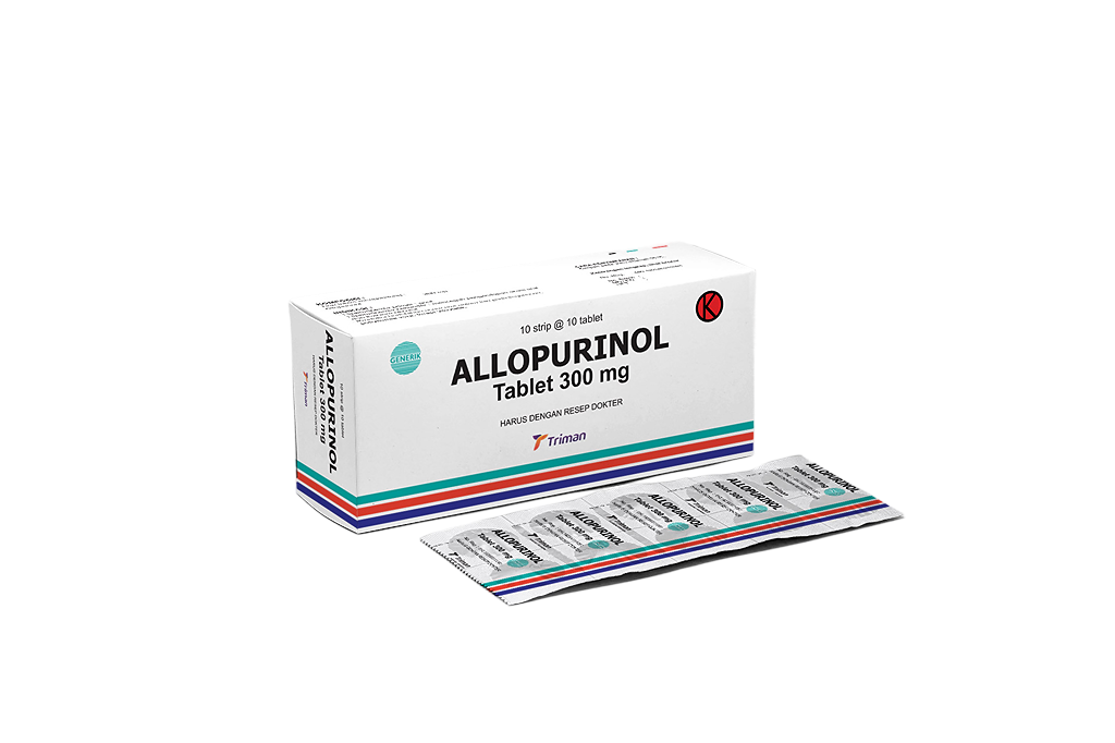 Allopurinol tablets for gout prevention treatment